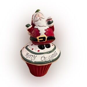Blue Sky | Merry Christmas - Santa Trinket Box